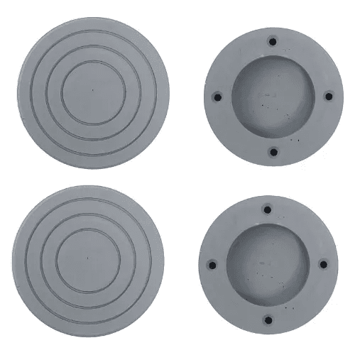 CALCOS DE BORRACHAPARA PES DE MAQ LAVAR 4 PC 3.5CM
