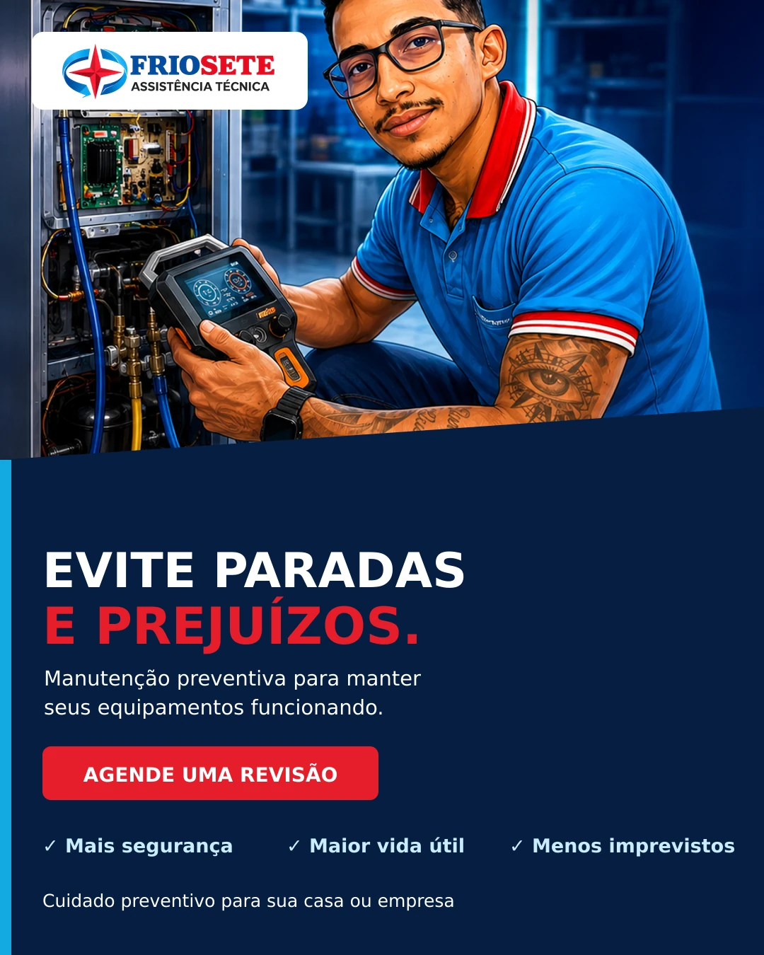 Manutenção preventiva para evitar paradas e prejuízos. Conheça o PMOC.